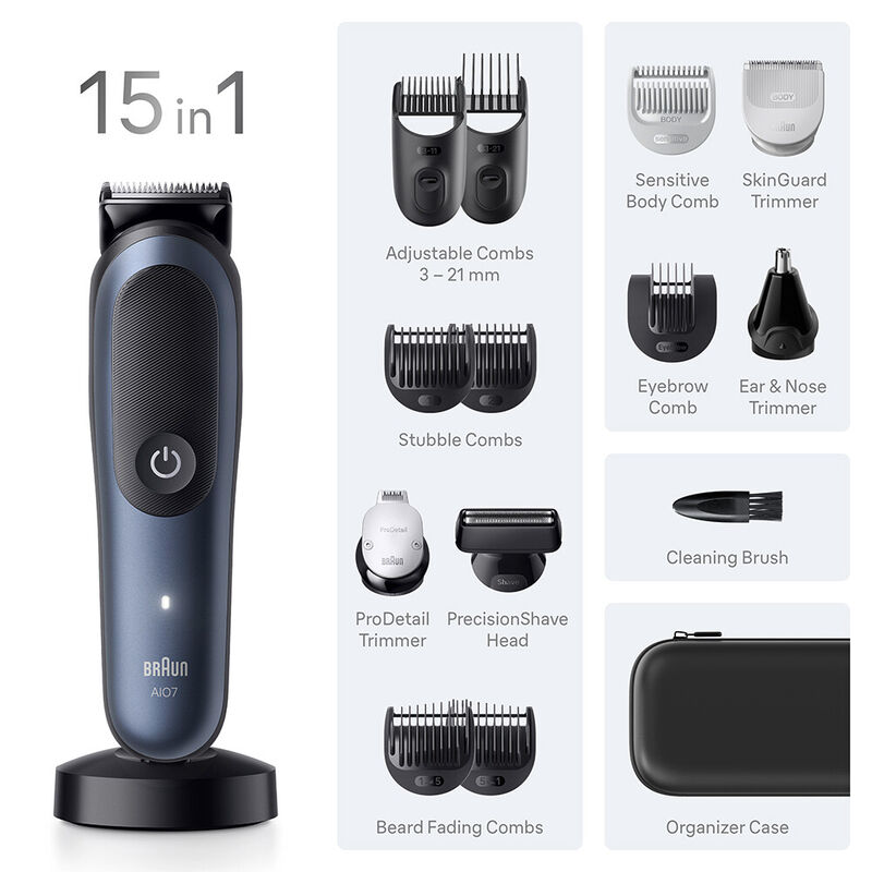 braun allinone grooming kit 15in1  aio7580