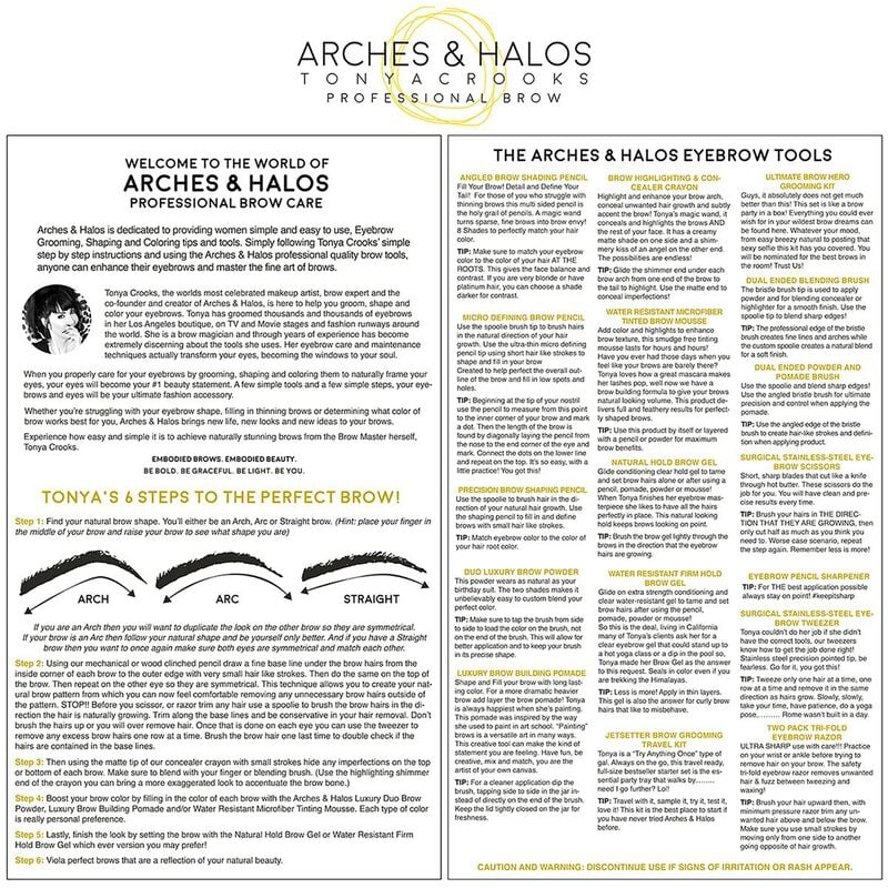 arches and halos two pack trifold eyebrow razor