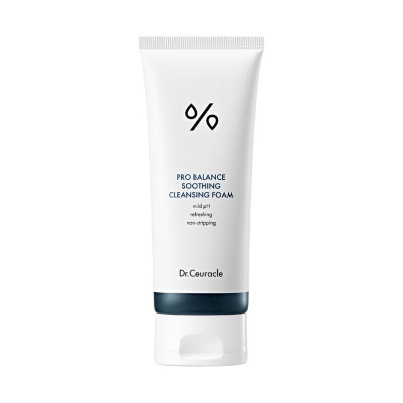 dr. ceuracle pro balance soothing, mild ph geltofoam cleanser for sensitive skin