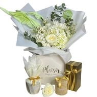 Giftset - Make Someone Smile in White faces giftset make someone smile in white