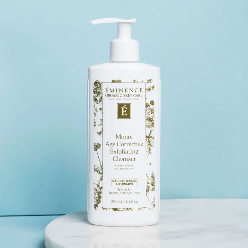 eminence organic skin care age corrective exfoliating cleanser