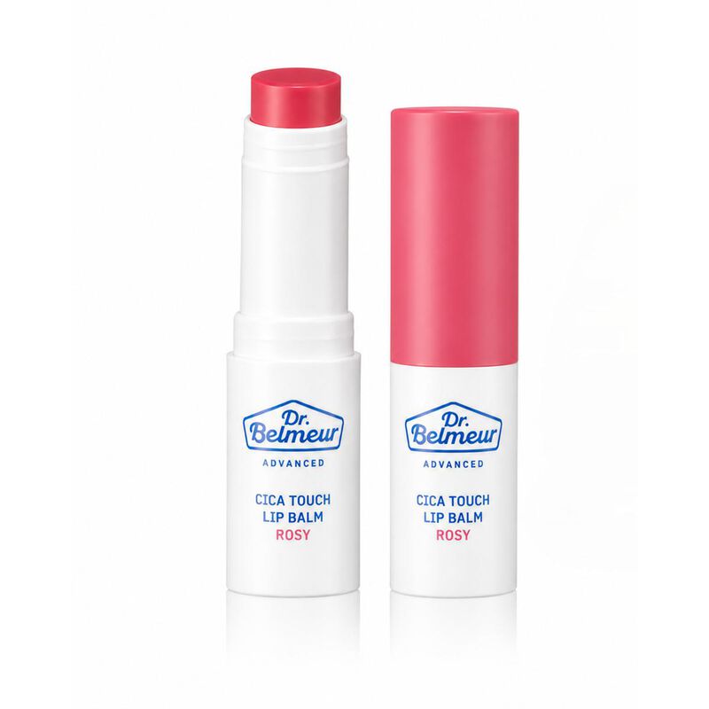 dr. belmeur advanced cica touch lip balm rosy