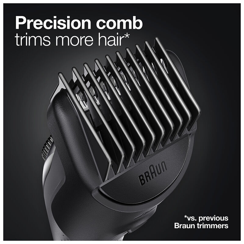 braun beard trimmer precision length