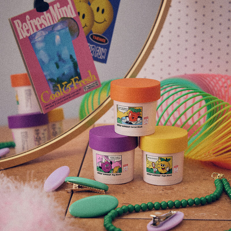 the face shop قناع الجزر واليوجا والتين