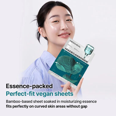 Madecassoside Soothing and Hydrating Sheet Mask faces madecassoside soothing and hydrating sheet mask