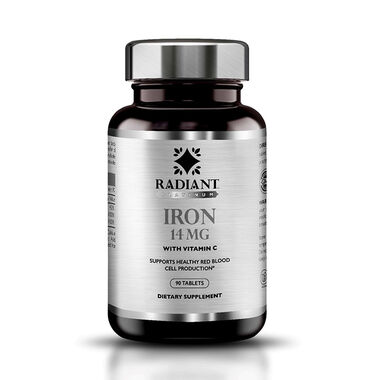 Iron 14mg with Vitamin C, Supports Red Blood Cell Formation & Enhances Iron Absorption faces iron 14mg with vitamin c supports red blood cell formation enhances iron absorption