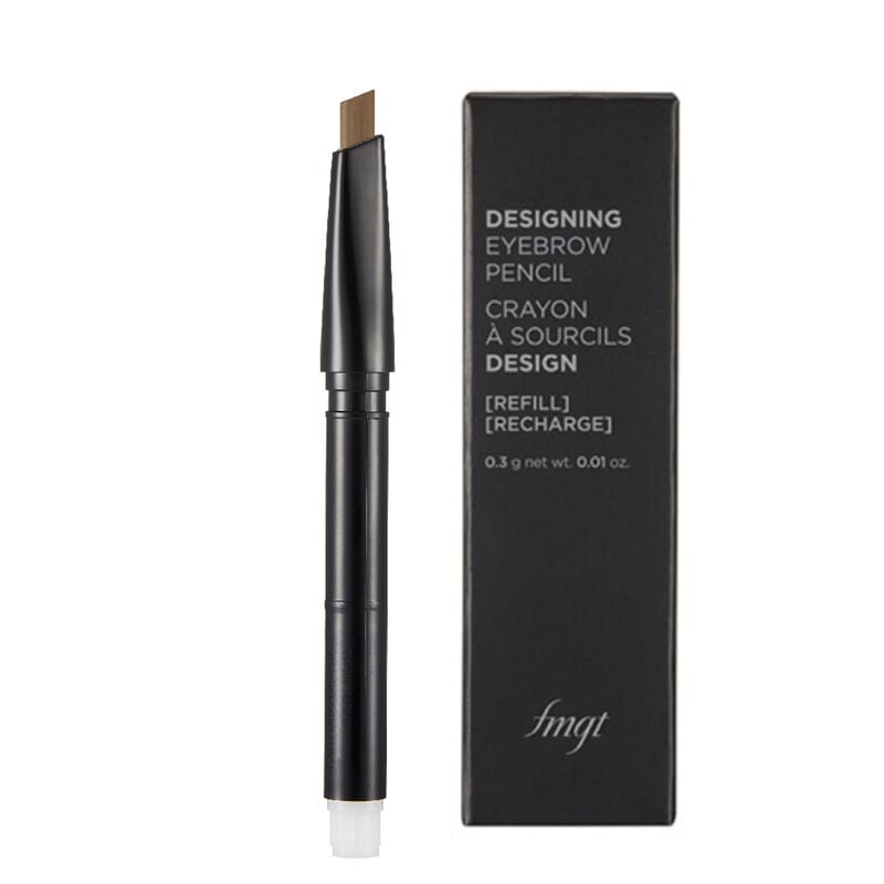 the face shop designing eyebrow pencil 01 light brown