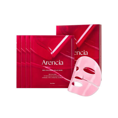faces red collagen jello mask
