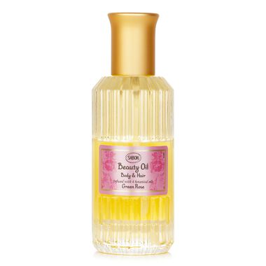 faces green rose beauty oil