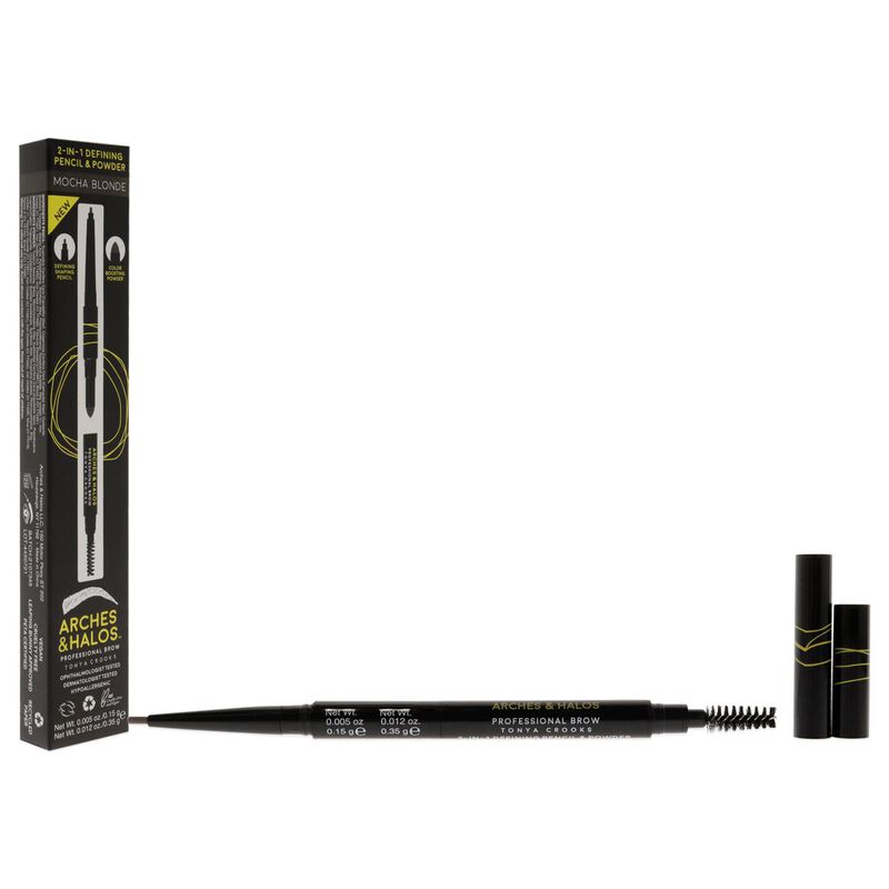 arches and halos 2in1 defining eyebrow pencil and powder