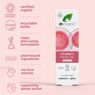 faces dr organic guava vitamin c facial serum
