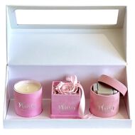 Trio Box - Single Infinity, Chocolates, Candle faces trio box single infinity chocolates candle