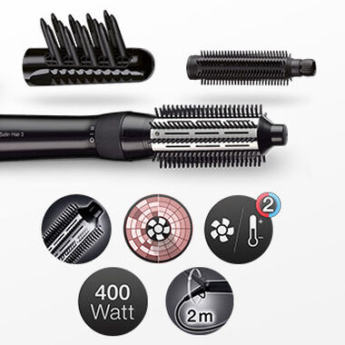 faces airstyler 400w with 3 styling attachments
