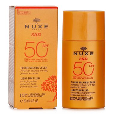 faces sun light fluid for face   high protection spf50