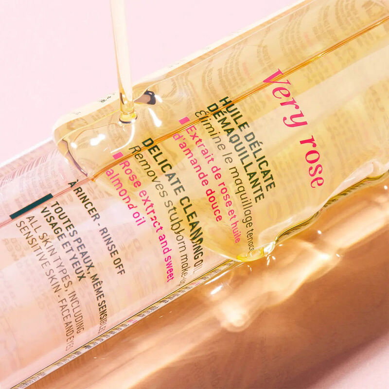 nuxe very rose delicate cleansing oil