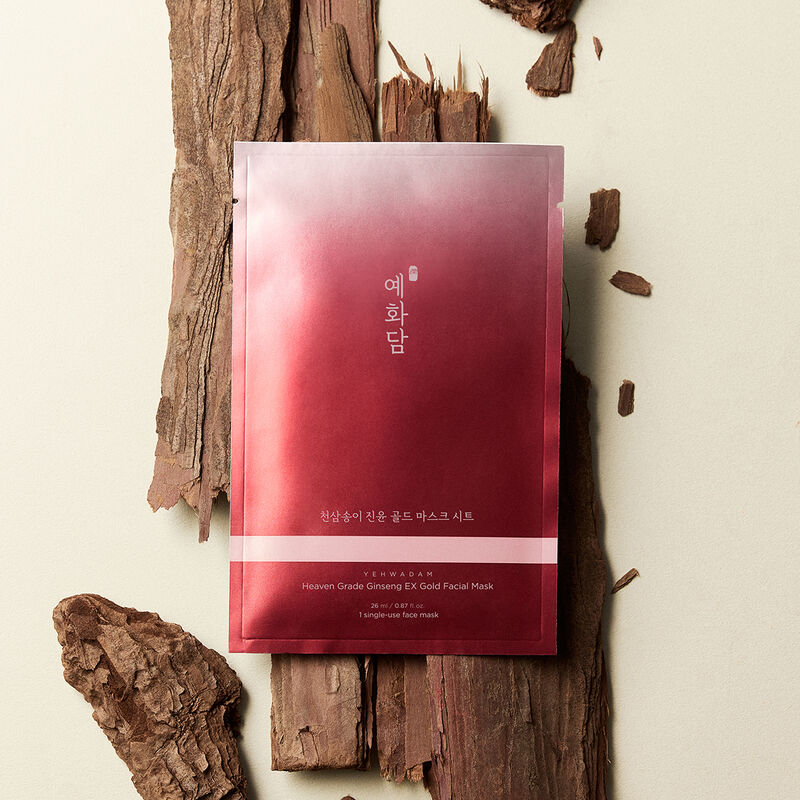 yehwadam heaven grade ginseng ex gold facial mask