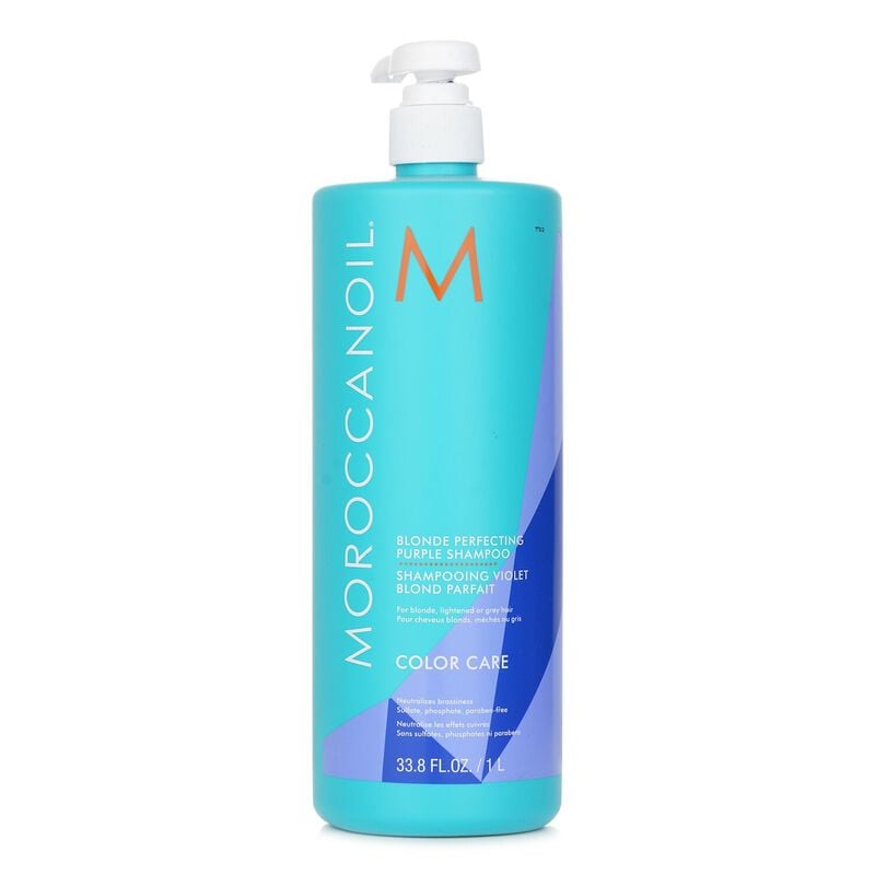 moroccanoil blonde perfecting purple shampoo