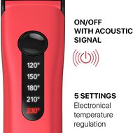 faces swiss x  pulsecare 101 20 i professional hair straightener