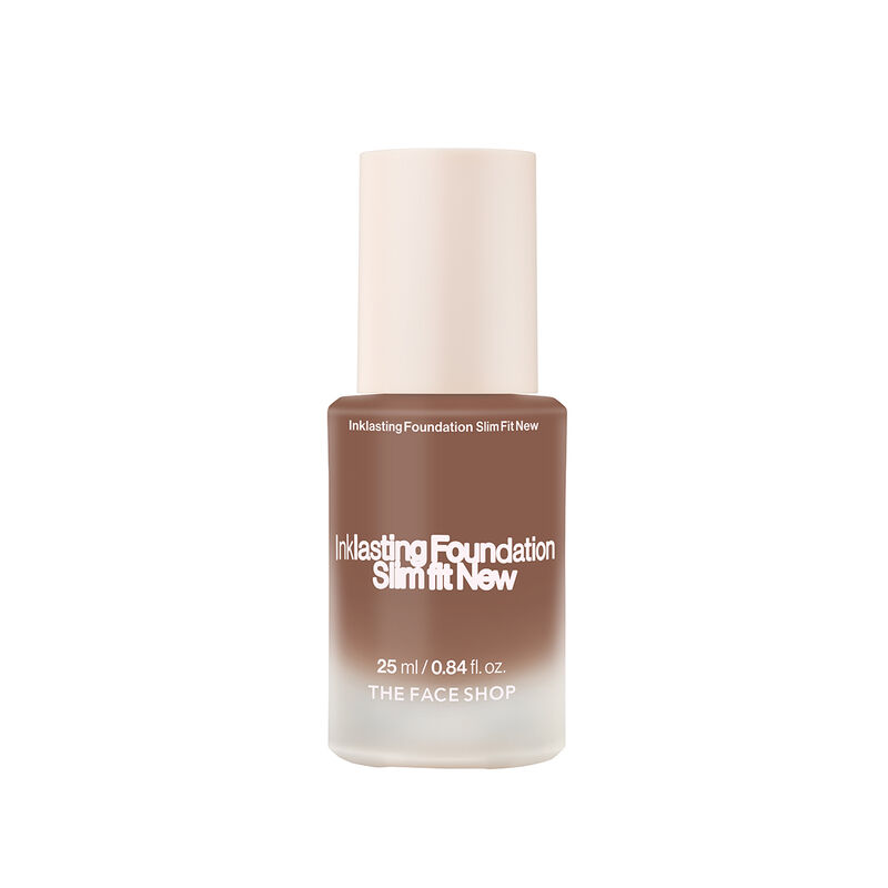 the face shop ink lasting foundation slim fit new n610 pecan