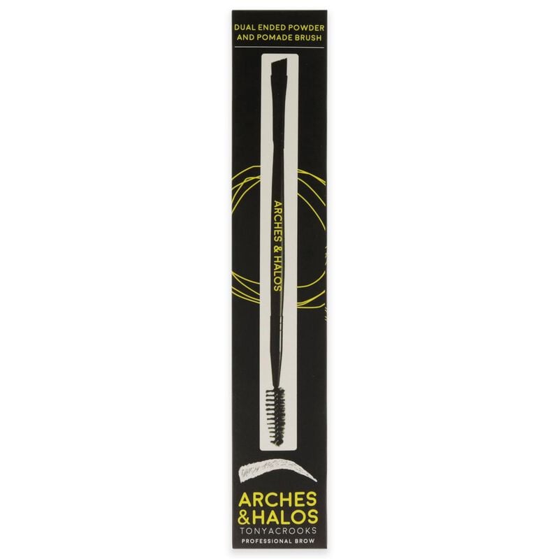 arches and halos dual ended unisex powder and pomade brush