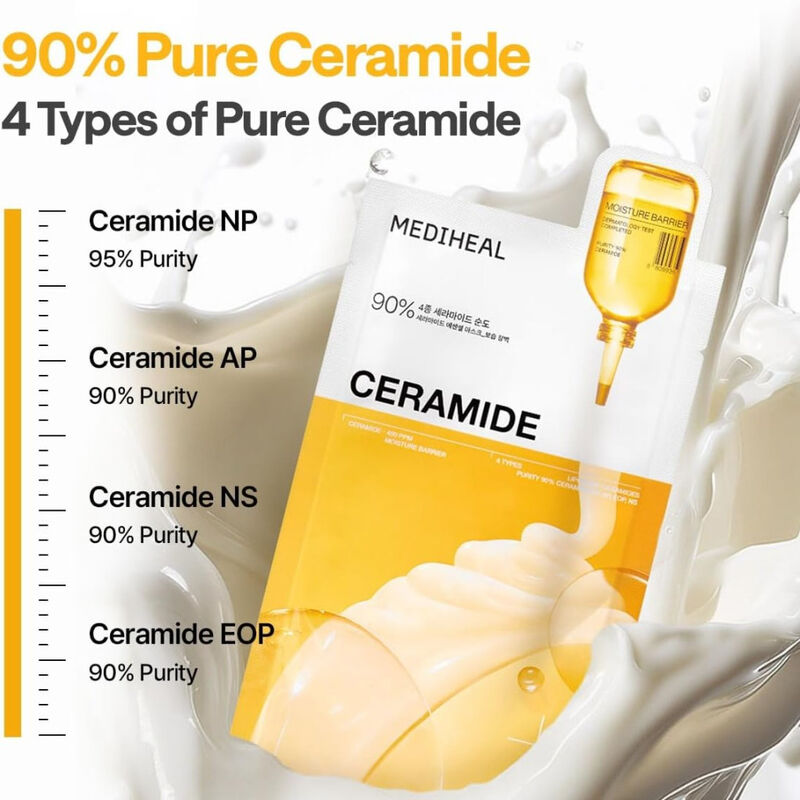 mediheal ceramide deep hydrating sheet mask