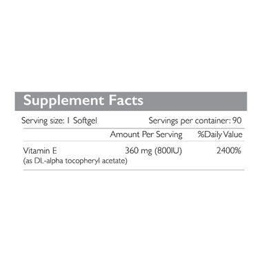 Vitamin E 800 IU 90 softgels faces vitamin e 800 iu 90 softgels