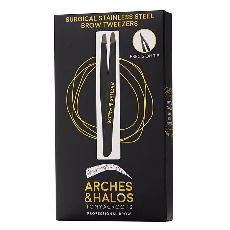 arches and halos surgical stainless steel brow tweezers