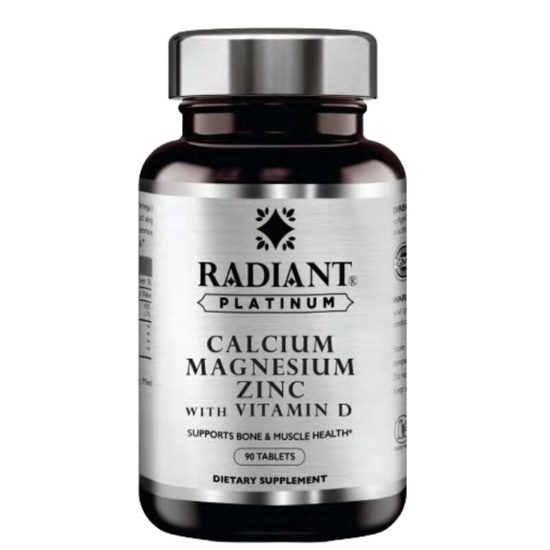 radiant platinum calcium magnesium zinc with vitamin d