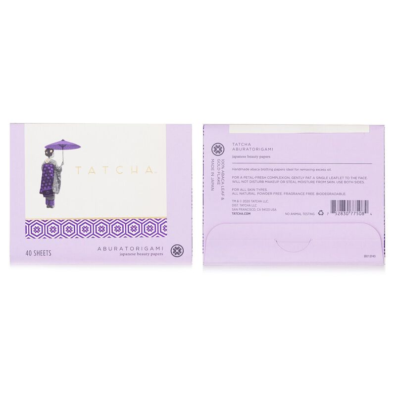 tatcha aburatorigami japanese blotting papers