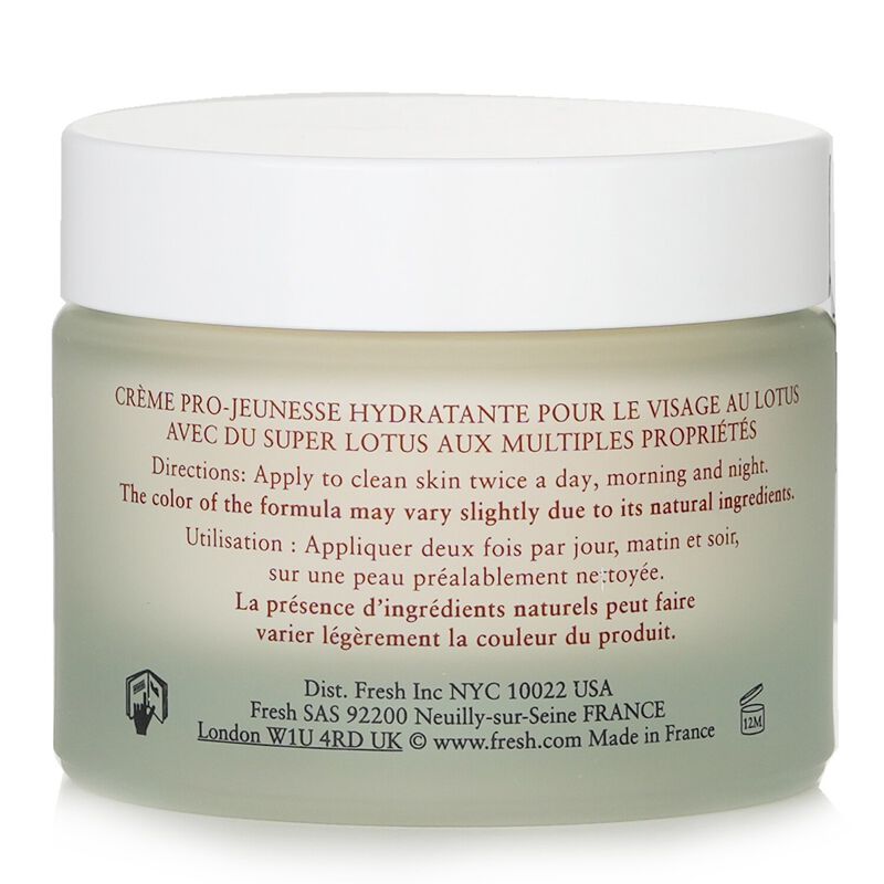 fresh lotus youth preserve moisturizer