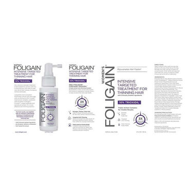 faces triple action formula for thinning hair for women with 10  trioxidil