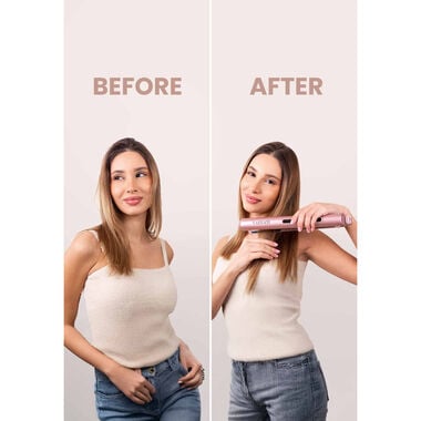 faces cordless comb hair straightener