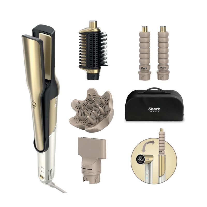 shark glam 5in1 ceramic & powerful air styling & drying system