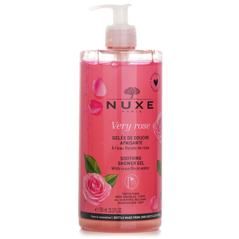nuxe very rose soothing shower gel