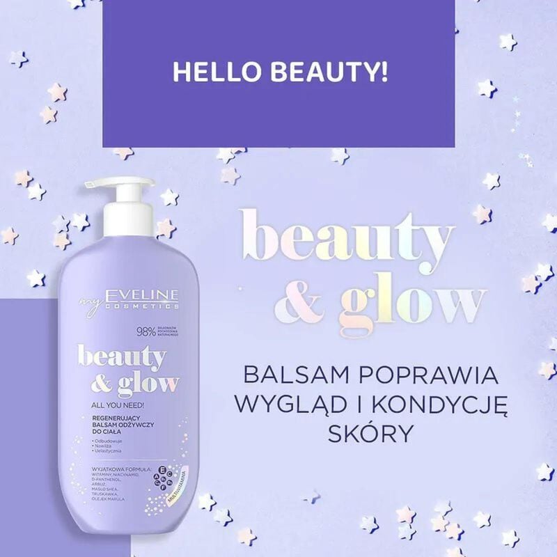 eveline beauty & glow regenerating and nourishing body lotion
