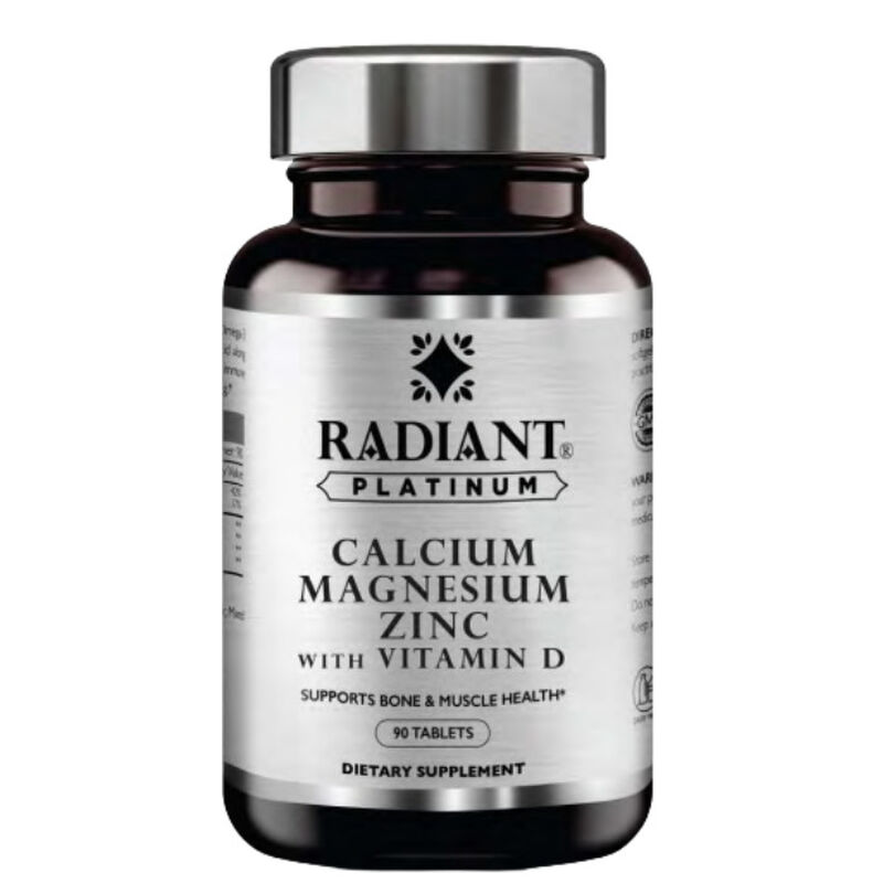 radiant platinum calcium magnesium zinc with vitamin d