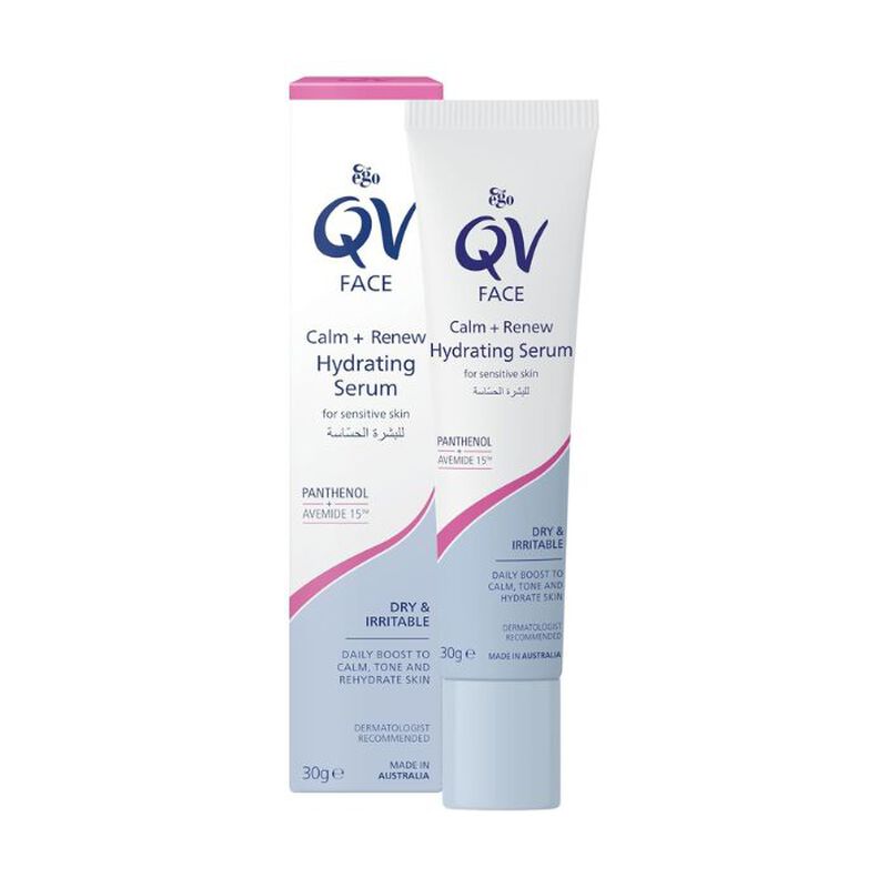 ego qv face calm + renew serum