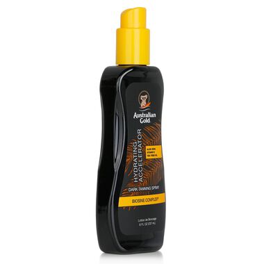 faces dark tanning accelerator spray gel