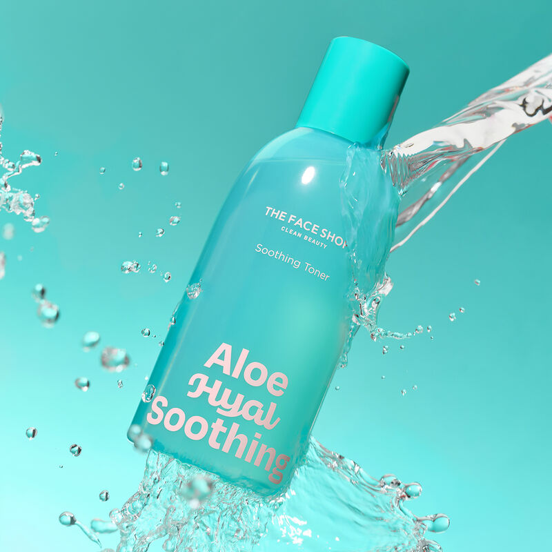the face shop aloe hyaluronic acid soothing toner