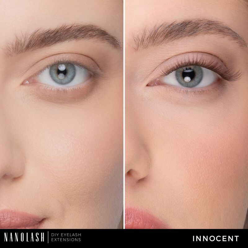 nanolash diy eyelash extensions starter kit innocent brown