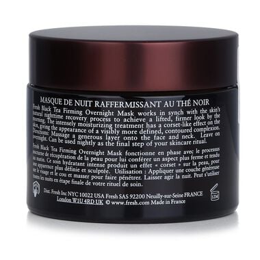 faces black tea firming overnight mask