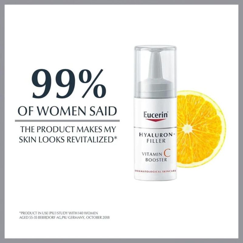 eucerin hyaluron filler vit c moisture booster 3 pcs