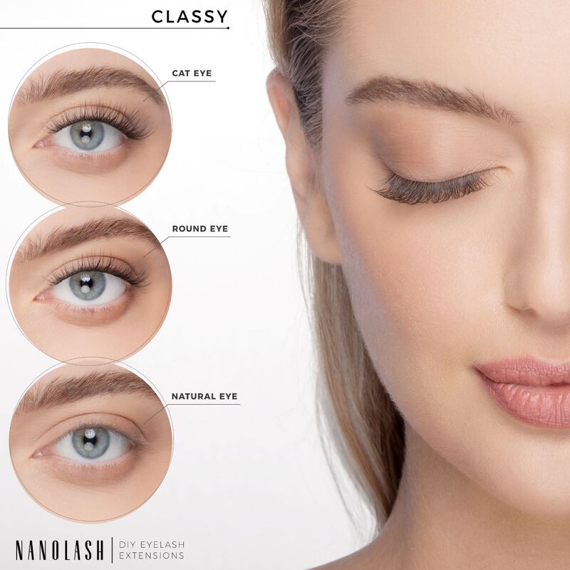 nanolash diy eyelash extensions starter kit classy