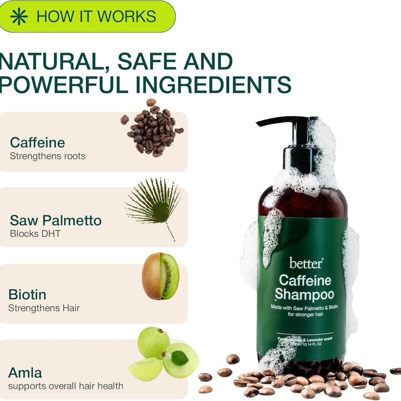 better caffeine shampoo