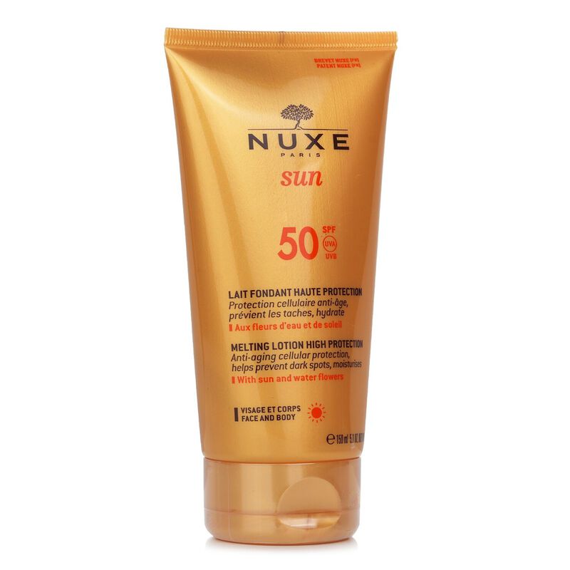 nuxe sun melting lotion high protection spf50