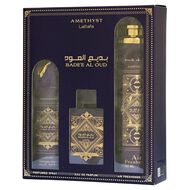 Badee Al Oud Amethyest Gift set faces badee al oud amethyest gift set