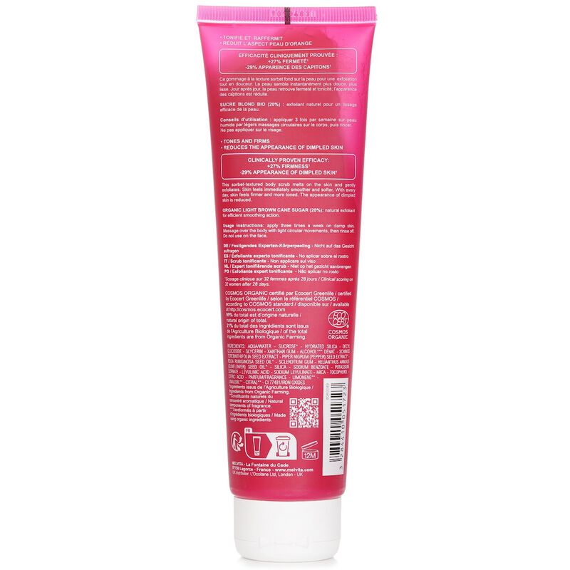 melvita l'or rose expert toning scrub