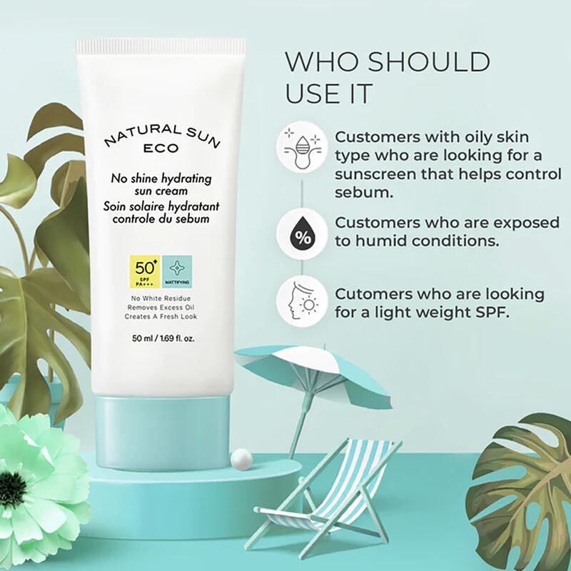 the face shop natural sun eco no shine hydrating sun cream