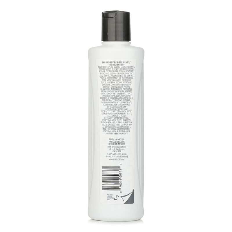 nioxin derma purifying system 2 cleanser shampoo