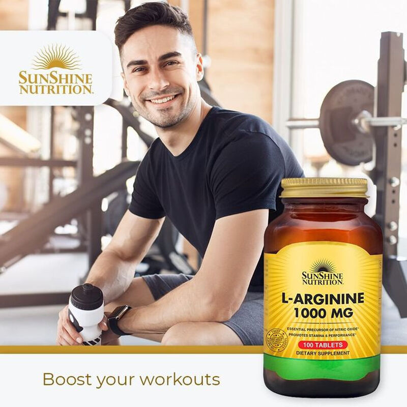 sunshine nutrition larginine 1000mg tabs